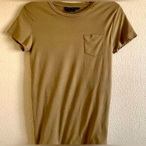 Ralph Lauren Black Label Tan Shirt with Pocket